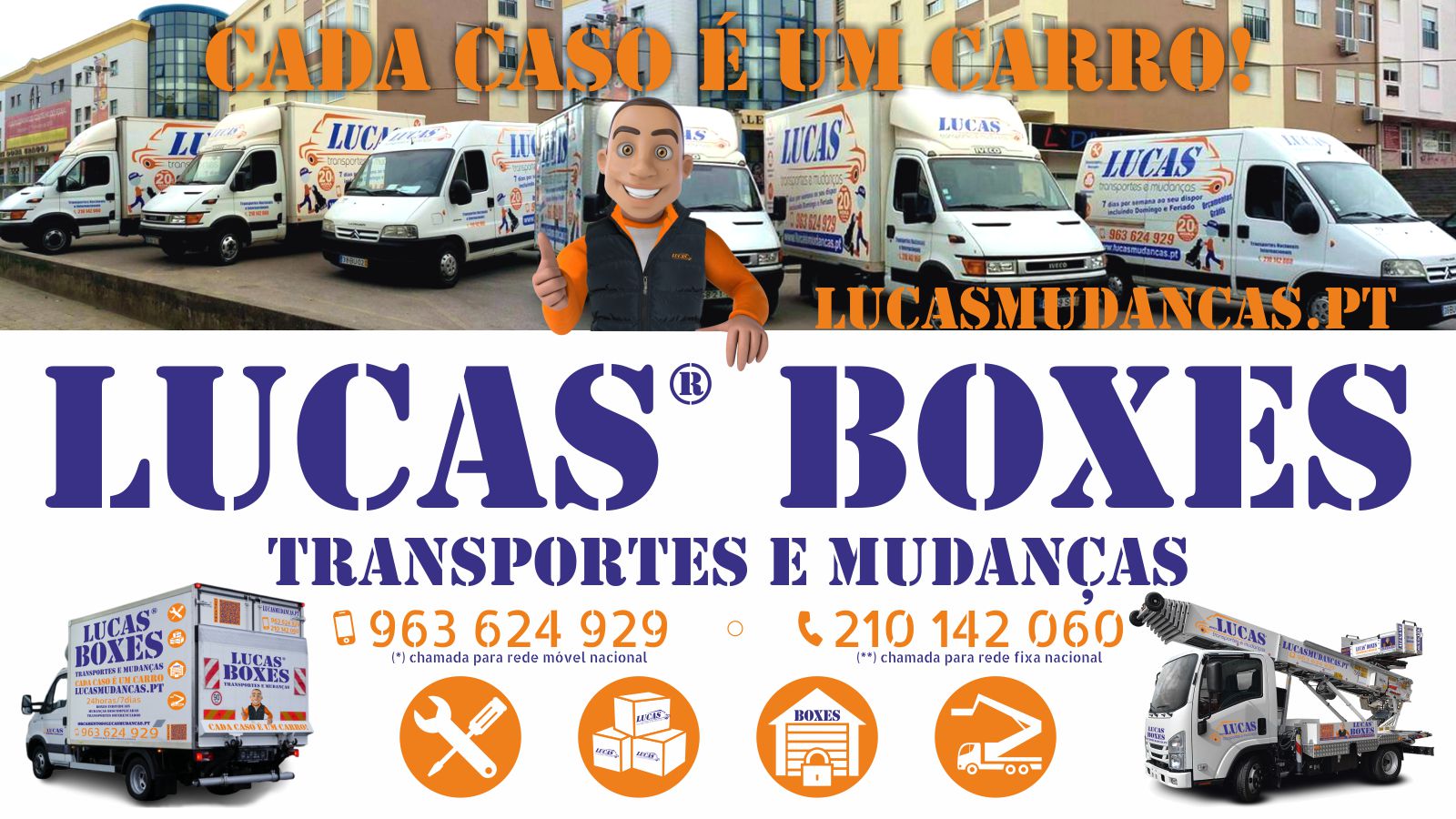 Lucas ® : Boxes, Transportes e Mudanças