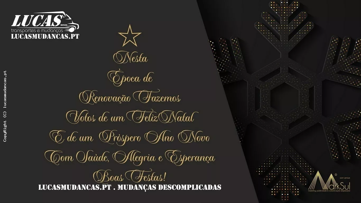 Feliz Natal e Próspero Ano Novo 20/21