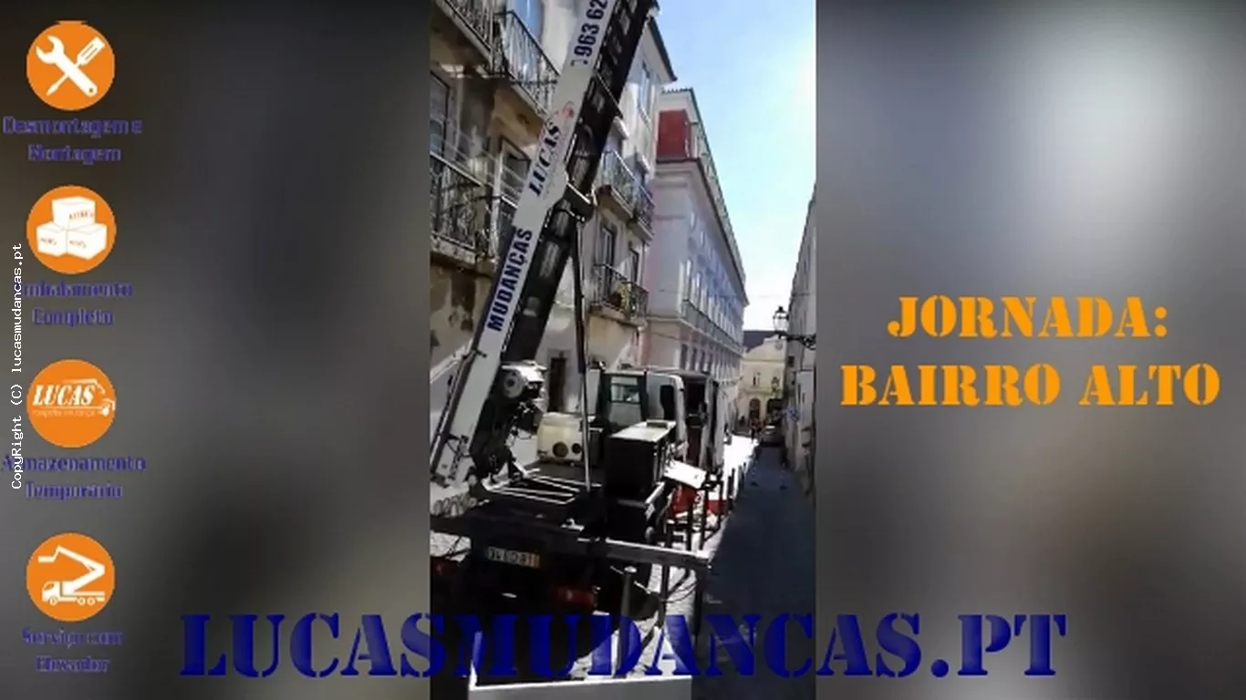 Lucas Mudanças no Bairro Alto em Lisboa