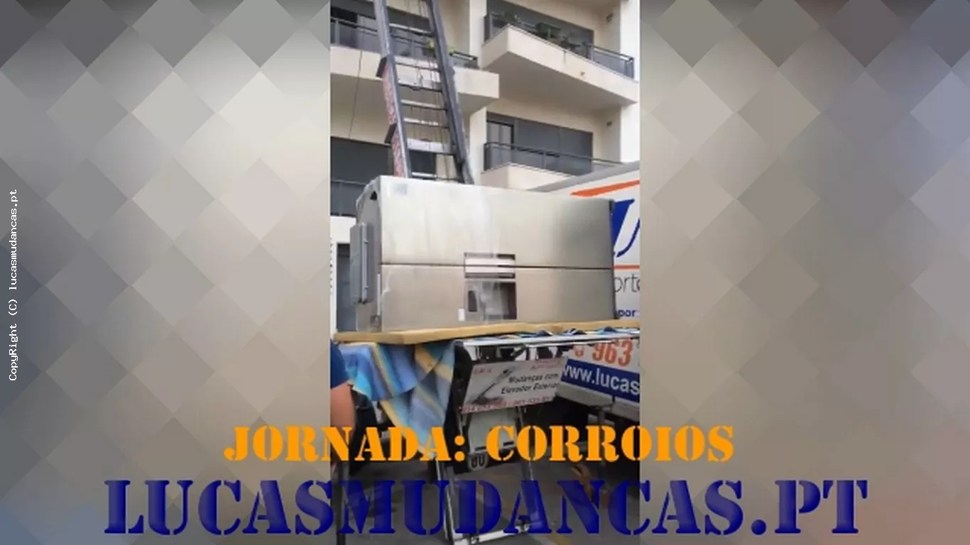 Mudança em Corroios com Elevador Exterior