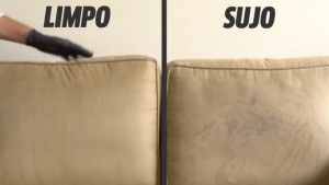 Limpar o Sofá com Solução Caseira